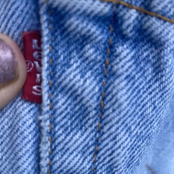 VTG Levis 501 Jeans 38x32 Blue Button Fly Straight Original Denim Mexico - Picture 6 of 10